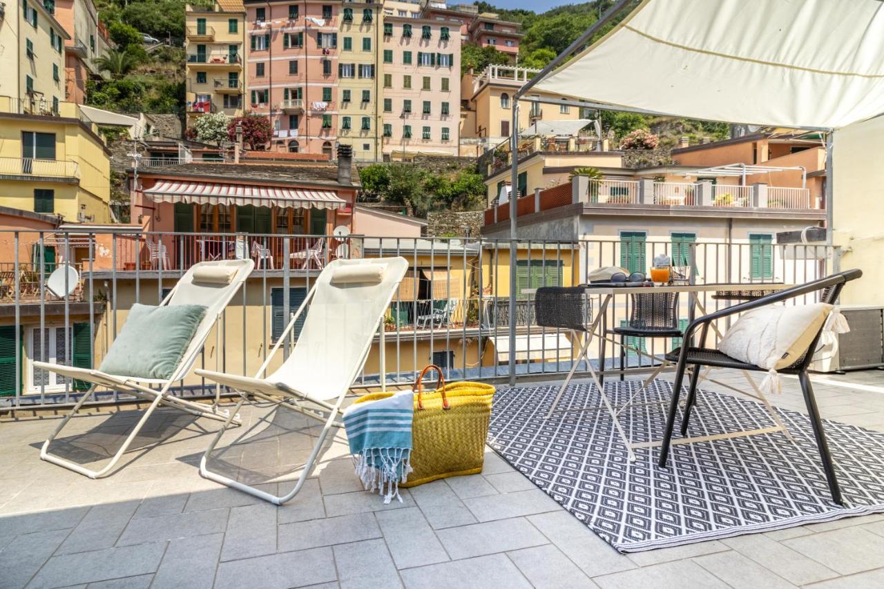 Appartamento Wanderjohn Penthouse 5Terreparco Riomaggiore Esterno foto
